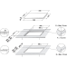 WHIRLPOOL WB S2560 - Kookplaat - Half geïntegreerd - Inductie - 1-fase (normale stekker) - breedte 59 cm