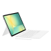 SAMSUNG Galaxy Tab S9/S9FE/S10FE/S10 Lite Book Cover Keyboard AZERTY - Toetsenbord en beschermhoes - Wit
