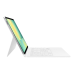 SAMSUNG Galaxy Tab S9/S9FE/S10FE/S10 Lite Book Cover Keyboard AZERTY - Toetsenbord en beschermhoes - Wit