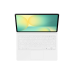 SAMSUNG Galaxy Tab S9/S9FE/S10FE/S10 Lite Book Cover Keyboard AZERTY - Toetsenbord en beschermhoes - Wit