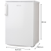DOMO DO91141F Tafelmodel vriezer - breedte 54.5 cm - hoogte 85 cm - inhoud 87 l