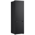 LG GBBS322BEV Koel-vriescombinatie Zwart Energie label B Met DoorCooling Smart Inverter compessor Essense Black Steel
