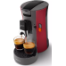 PHILIPS Senseo Select  (CSA230/90) - Koffiepadmachine - Met padsysteem - 900 ml - Rood / Grijs