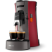 PHILIPS Senseo Select  (CSA230/90) - Koffiepadmachine - Met padsysteem - 900 ml - Rood / Grijs
