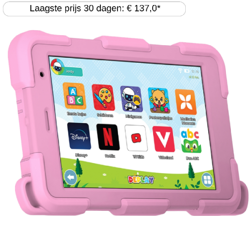 DEPLAY Kids Tablet SMART 4+ - 8 inch - Roze