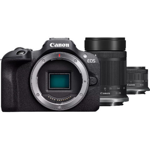 CANON Hybride camera EOS R100 + 18-45 mm + 55-210 mm (6052C023AA)