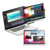 MOBILE PIXELS Duex Max DS - Black - 14 inch - Full HD - IPS (In-Plane Switching)