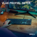 LOGITECH G915X FR (920-012939) Bedraad Mechanisch Gamingtoetsenbord AZERTY Zwart