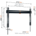 VOGELS Muurbeugel Fixed 40" - 100" (TVM 3605)