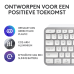 LOGITECH MX Keys S Pale Grey (920-011569) Draadloos Toetsenbord AZERTY Grijs