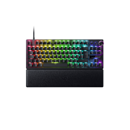 RAZER Huntsman V3 Pro Tenkeyless (RZ03-04980500-R3F1) USB-C naar USB-A Mechanisch Gaming-toetsenbord AZERTY Zwart