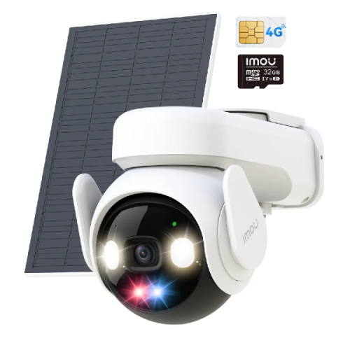 IMOU AOV PT Kit Slimme buitencamera Wit Wifi + 4G