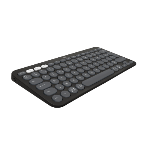 LOGITECH Pebble Keys 2 K380s (920-011803) Draadloos Standard Toetsenbord AZERTY Zwart
