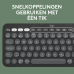 LOGITECH Pebble Keys 2 K380s (920-011803) Draadloos Standard Toetsenbord AZERTY Zwart
