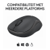 LOGITECH M240 Stille tooth Graphite Draadloos Mouse Zwart