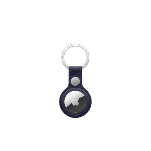 APPLE FineWoven AirTag‑sleutelhanger Marineblauw