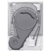SAMSUNG DV9UDG52A0THEN - Warmtepompdroger - 9 kg - 64 dB - Energielabel C