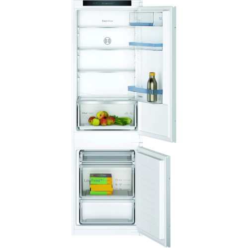 BOSCH KIV86VSE0 - Koel-vriescombinatie - breedte 54.1 cm - hoogte 177.2 cm - Half geïntegreerd - Nishoogte 1775 mm