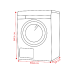 LG F4WR3011S3W.ABWQWBN - Wasmachine voorlader - 11 kg - 1400 rpm - 71 dB