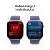 APPLE Watch Series 11 GPS - 46mm Silver Aluminium Case - Purple Fog Sport Band M/L