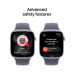 APPLE Watch Series 11 GPS - 46mm Silver Aluminium Case - Purple Fog Sport Band M/L