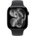 APPLE Watch Series 11 GPS + Cellular - 46mm Jet Black Aluminium Case - Black Sport Band S/M
