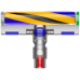 DYSON V15 Detect Absolute - Steelstofzuiger incl. kruimelzuiger - Autonomie 60 min - Geel/Nikkel