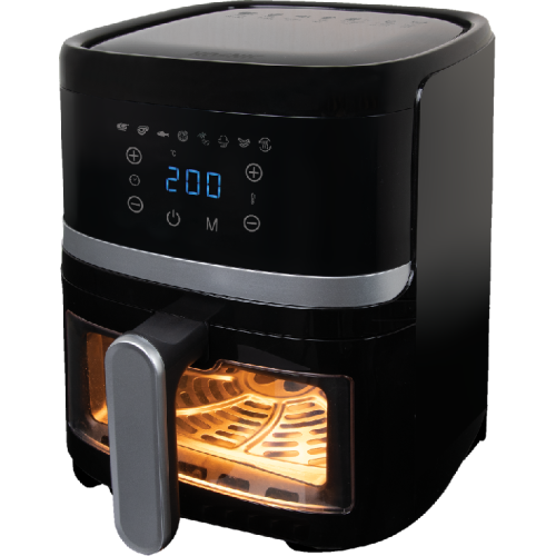 KOENIC KAF 41323 B - Airfryer - Zwart - 3,7 l - 1300 W - Aantal manden: 1