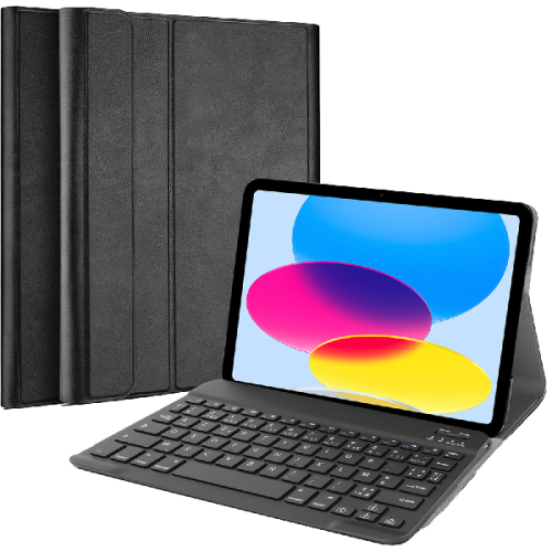 JUST IN CASE Cover Toetsenbord Keyfolio iPad 11 AZERTY Zwart