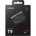 SAMSUNG - T9 Portable SSD - 2TB - 2000 Mbit/s - USB 3.2 - Zwart