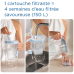 BRITA Glazen Waterfilterkan 2,5L - Licht Blauw - incl. 1 Maxtra Pro Waterfilter - Filtert, Kalk en Chloor