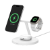 BELKIN Belkin BoostCharge Pro 3-in-1 Magnetische Draadloze Oplader Qi2 15W snelladen Apple Watch - Wit