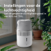 PHILIPS HU5710/00 5000 Series - Luchtbevochtiger - 56 m² - 4,5 l - Wit