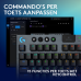 LOGITECH G915X Lightspeed TKL (920-012717) Bedraad en draadloos Mechanisch Gamingtoetsenbord AZERTY Zwart