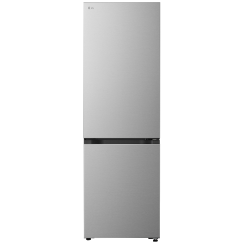 LG GBBS312APY - Koel-vriescombinatie - breedte 59.7 cm - hoogte 186 cm - inhoud 333 L - NoFrost - Prime Silver
