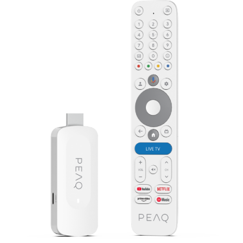 PEAQ Google TV 4K stick