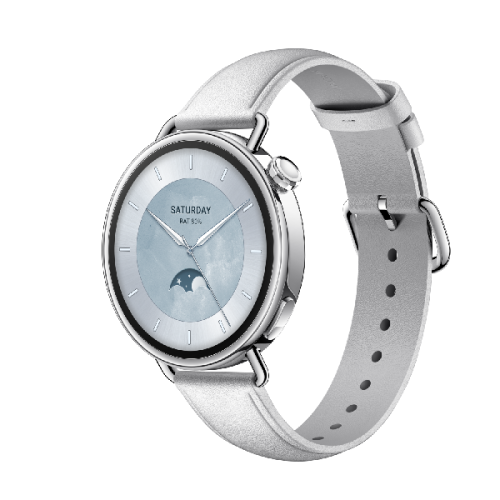 XIAOMI Watch S4 41mm Leather Strap - Wit Smartwatch