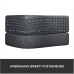 LOGITECH Ergo K860 (920-010104) Draadloos Standard Toetsenbord AZERTY Zwart