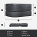 LOGITECH Ergo K860 (920-010104) Draadloos Standard Toetsenbord AZERTY Zwart