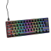 QWARE San Jose Mechanical (QW GMK-6700BE) Bedraad Mecha-Membran Gaming-toetsenbord AZERTY Zwart
