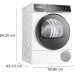 BOSCH WQB235BSFG - Warmtepompdroger - 8 kg - 61 dB - Energielabel C