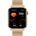 ICE-WATCH Smartwatch 2.0 Milanese Band 1.96'' AMOLED Gold
