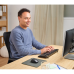 TRUST Ody 2 Stille toetsen (25363) Draadloos Toetsenbord + Muis AZERTY Zwart