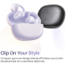 SHOKZ OpenDots Air Open-Ear Clip Zwart Open-ear Draadloze oortjes Zwart